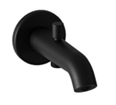 Artema A4354236 Minimax Round Çıkış Ucu, El Duşu Çıkışlı,Mat Siyah