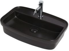 Smanni Fang 60 BD GM Çanak Lavabo 60X40 cm Mat Siyah