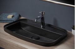 Smanni Fang 60 BD GM Çanak Lavabo 60X40 cm Mat Gri