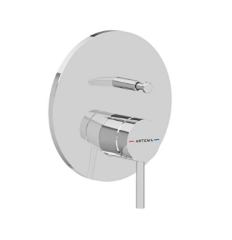 Artema A43620 Minimax Round Ankastre Mekanik Banyo Bataryası Sıva Üstü Krom