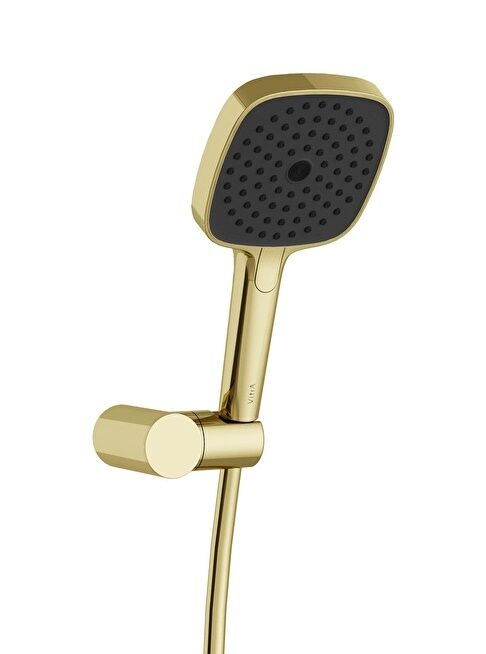 Artema A4592574 Prime Square El Duşu Takımı 3F Soft Altın