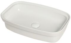 Smanni Fang 60 GM Çanak Lavabo 60X37 cm Parlak Beyaz