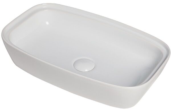 Smanni Fang 60 Çanak Lavabo 60X37 cm Parlak Beyaz