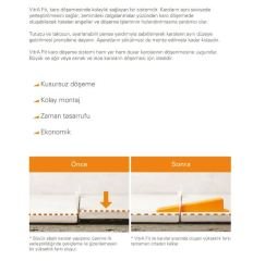 VitrA K356333 Fit Seramik Tesviye Tutucu Klips 2 mm (250'Lik Poşet)