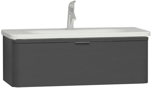 Vitra Nest Trendy 56140 Lavabo Dolabı 100 Cm,Tek Çekmeceli,P.Antrasit