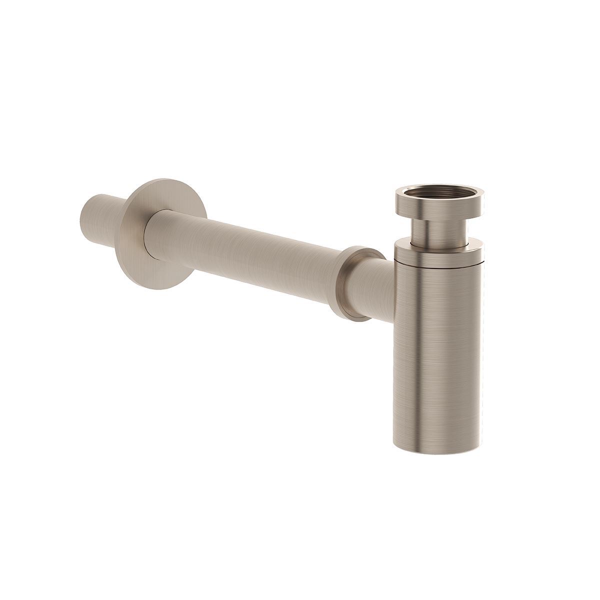 Vitra A4512334 Lavabo Sifonu Fırçalı Nikel T Tipi