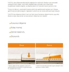 VitrA K356937 Fit Seramik Tesviye Tutucu Klips 3 mm (250'Lik Poşet)