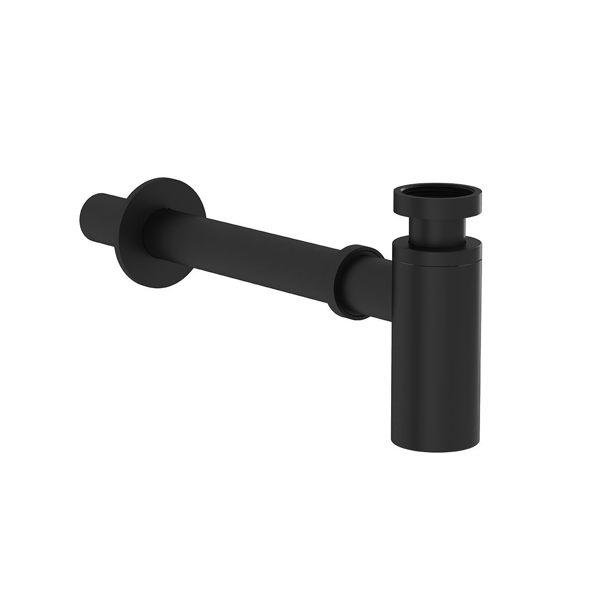 Vitra A4512336WTC Lavabo Sifonu Mat Siyah T Tipi