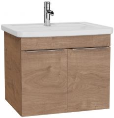 Vitra Quadrum 62540 Lavabo Dolabı 65 Cm,Kapaklı,Altın Meşe