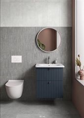 VitrA K95077600001VTE0 30x60 SET 6.0 Koyu Gri Kitkat Duvar Karosu