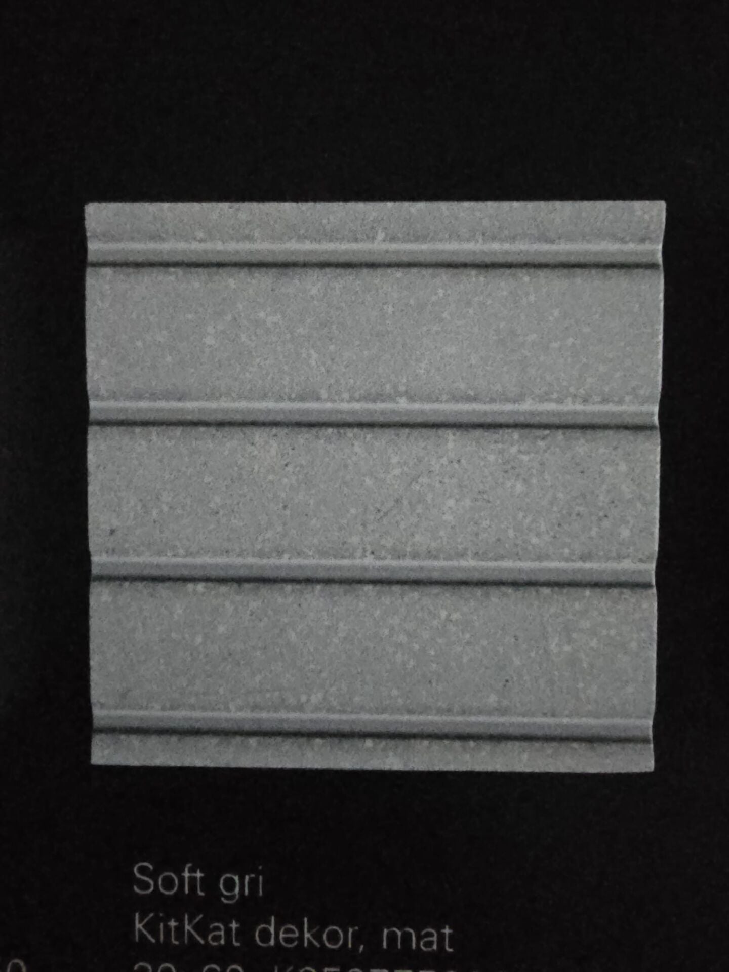 VitrA K95077500001VTE0 30x60 SET 6.0 Soft Gri Kitkat Dekor Duvar Karosu