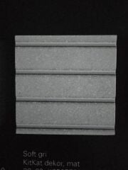 VitrA K95077500001VTE0 30x60 SET 6.0 Soft Gri Kitkat Dekor Duvar Karosu
