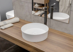 Bocchi 1478-001-0125 Sottile Slim Line Yuvarlak Lavabo 38 cm