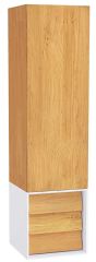Vitra 61257 Frame Boy Dolabı Sol 40 CM Çekmeceli Mat Beyaz