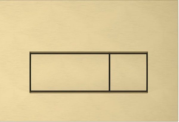 Vitra 740-2325 Root Square Kumanda Paneli Fırçalı Altın
