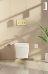 Vitra 740-2324 Root Square Kumanda Paneli Parlak Altın