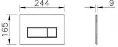 Vitra 740-2224 Root Round Kumanda Paneli Soft Altın
