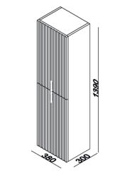 Lineart Jazz Boy Dolabı