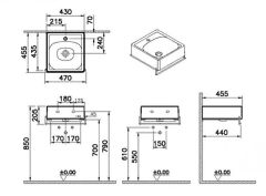 Vitra Equal Lavabo Ünitesi 40 Cm, Havluluklu Beyaz
