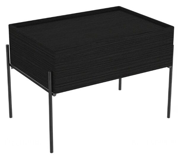Vitra 64107 Equal Alt Ünite 60 cm, Hareli Siyah Meşe