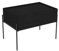 Vitra 64107 Equal Alt Ünite 60 cm, Hareli Siyah Meşe