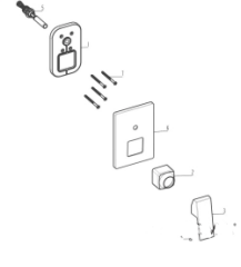 Artema A4373229 Minimax Square Ankastre Banyo/Duş Bataryası Sıva Üstü Soft Bakır