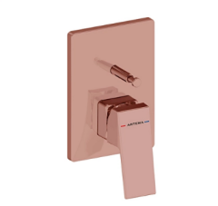 Artema A4373229 Minimax Square Ankastre Banyo/Duş Bataryası Sıva Üstü Soft Bakır