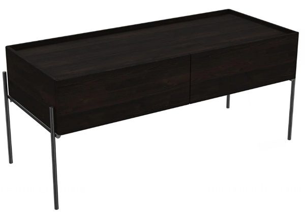 Vitra 64112 Equal Alt Ünite 100 cm, Karaağaç