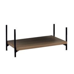 Lineart Style 60cm Ahşap Raflı Metal Ayak Seti