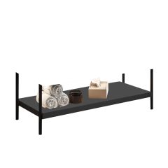 Lineart Style 60cm Ahşap Raflı Metal Ayak Seti