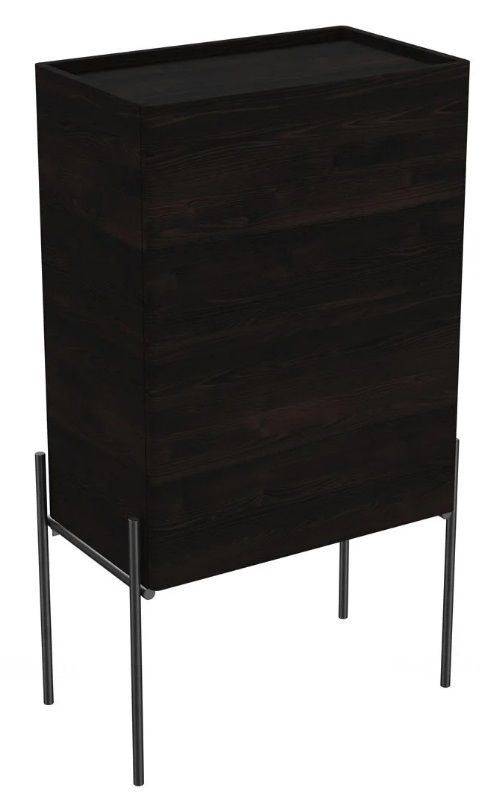 Vitra 64117 Equal Orta Ünite 45 cm,Sol Karaağaç