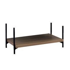 Lineart Style 100cm Ahşap Raflı Metal Ayak Seti