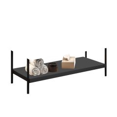 Lineart Style 120cm Ahşap Raflı Metal Ayak Seti