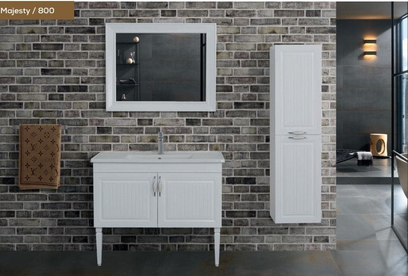 Lineart Majesty 80 cm Banyo Dolabı + Ayna