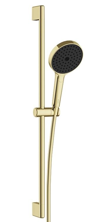 Vitra A4592774 Prime Round Sürgülü El Duşu Takımı 3F Soft Altın