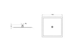 Artema A45645 Lite Ls Duş Başlığı 400 mm Krom