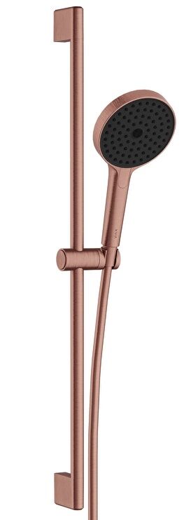 Vitra A4592724 Prime Round Sürgülü El Duşu Takımı 3F Fırça Bakır