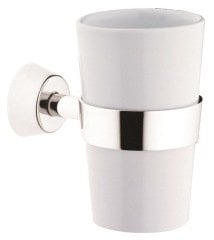 VitrA A44575 Matrix Diş Fırçalığı, Duvardan, Krom