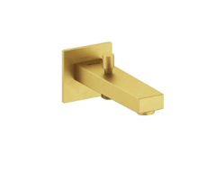 Artema A4359525 Minimax Square Çıkış Ucu, El Duşu Çıkışlı,Fırçalı Altın