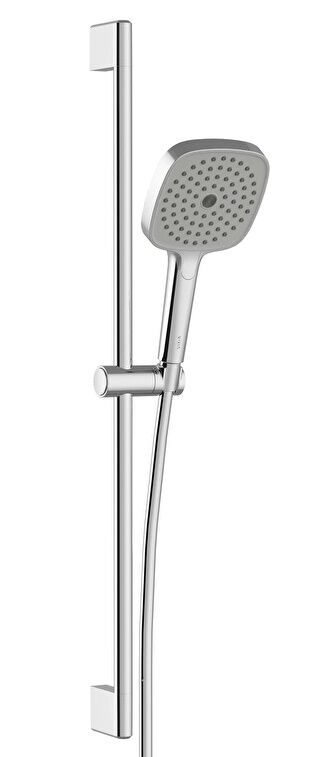 Vitra A45928 Prime Square Sürgülü El Duşu Takımı 3F Krom