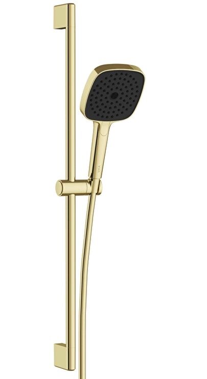 Vitra A4592874 Prime Square Sürgülü El Duşu Takımı 3F P.altın