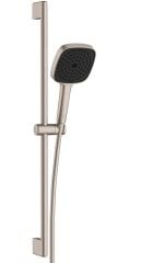 Vitra A4592834 Prime Square Sürgülü El Duşu Takımı 3F Fırçalı Nikel