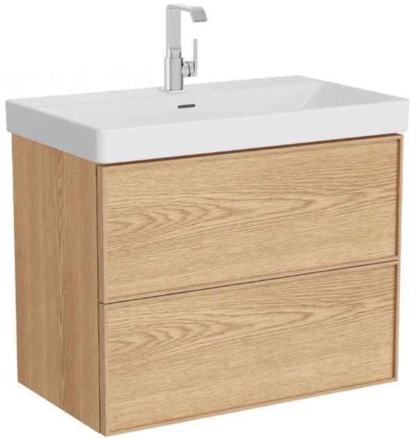 Vitra Metropole Edge 67132 Lavabo Dolabı 80 cm Açık Meşe