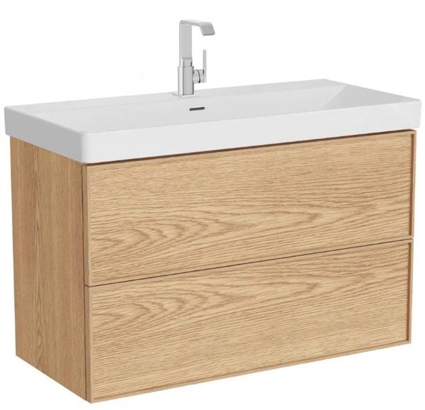 Vitra Metropole Edge 67133 Standart Lavabolu 100 cm Açık Meşe