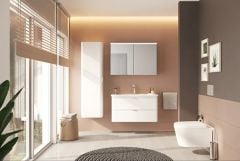 Vitra 66912 Core Aydınlatmalı Dolaplı Ayna 100 Cm