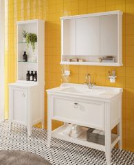 Vitra 62183 Valarte Lavabo Dolabı Tek Çekmeceli 100 Cm Mat Beyaz