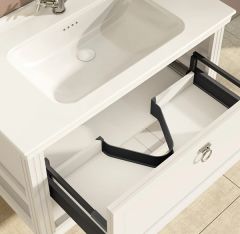 Vitra 62183 Valarte Lavabo Dolabı Tek Çekmeceli 100 Cm Mat Beyaz