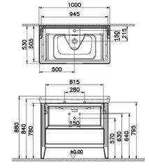 Vitra 62183 Valarte Lavabo Dolabı Tek Çekmeceli 100 Cm Mat Beyaz
