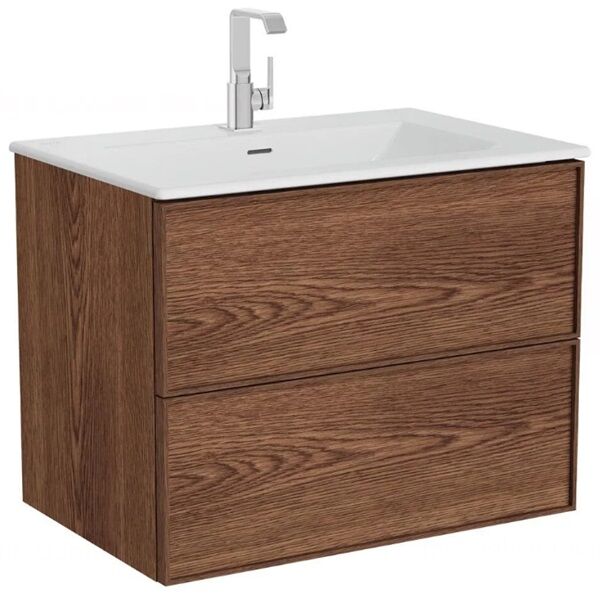 Vitra 67155 Metropole Edge Etajerli Lavabolu 80 cm Ceviz.