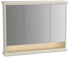 Vitra 62236 Valarte Aydınlatmalı Dolaplı Ayna 100 Cm Mat Fildişi